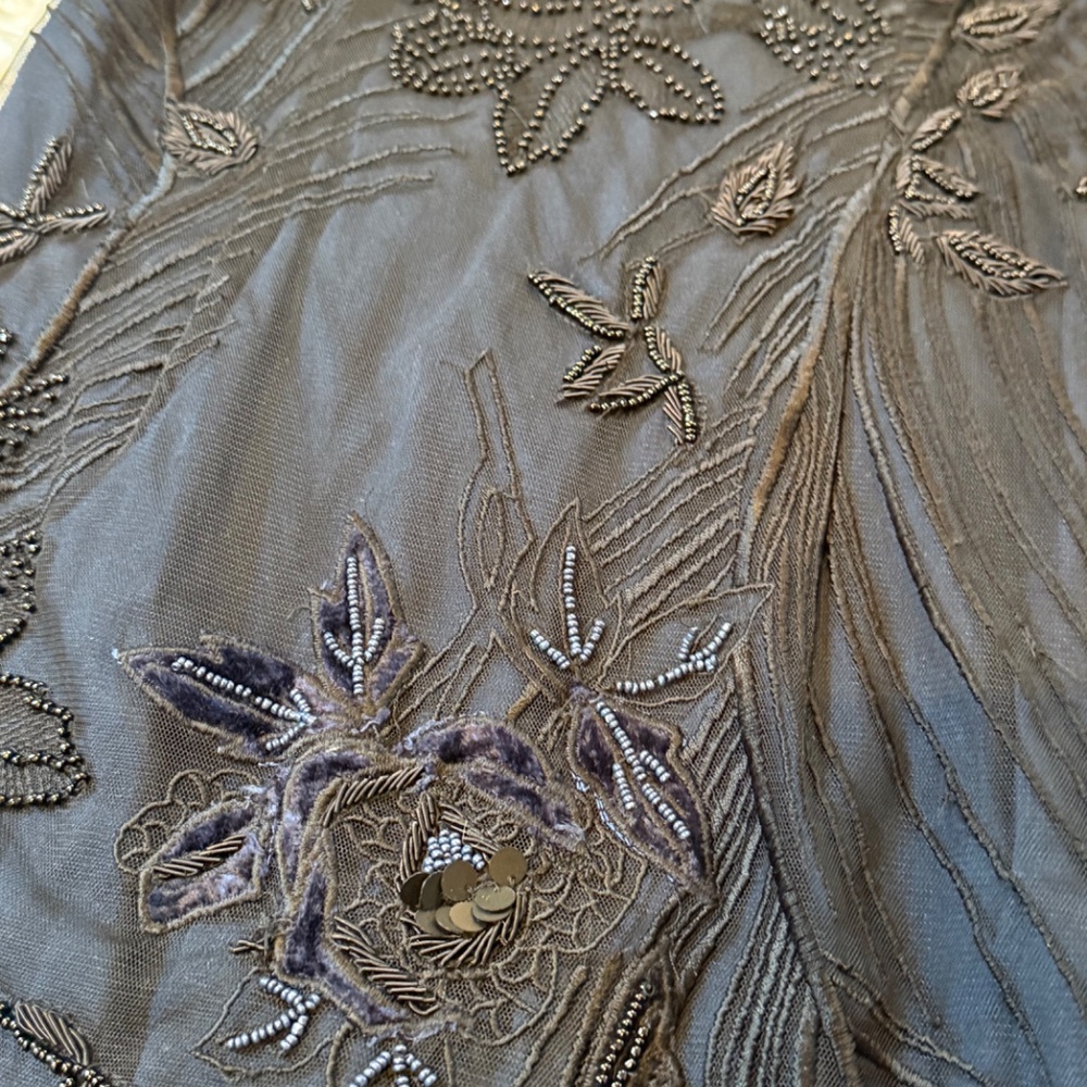 NWT French Connection RARE cocktail embroidered embellished tulle dress sz 2 - Picture 7 of 9